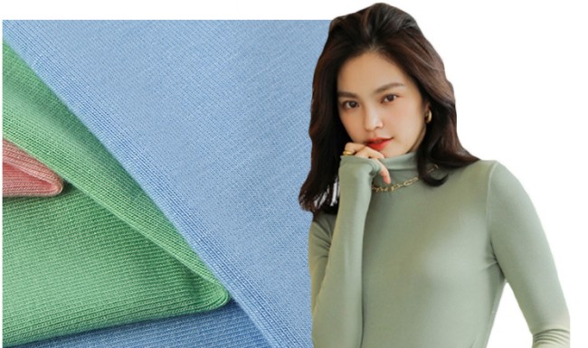 High Quality 100% Cotton Jersey Fabric | Soft Stretch Rib Knit Anti-Bacteria Single Jersey 