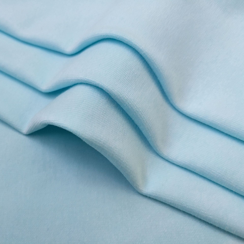 High Quality 100% Cotton Jersey Fabric | Soft Stretch Rib Knit Anti-Bacteria Single Jersey 